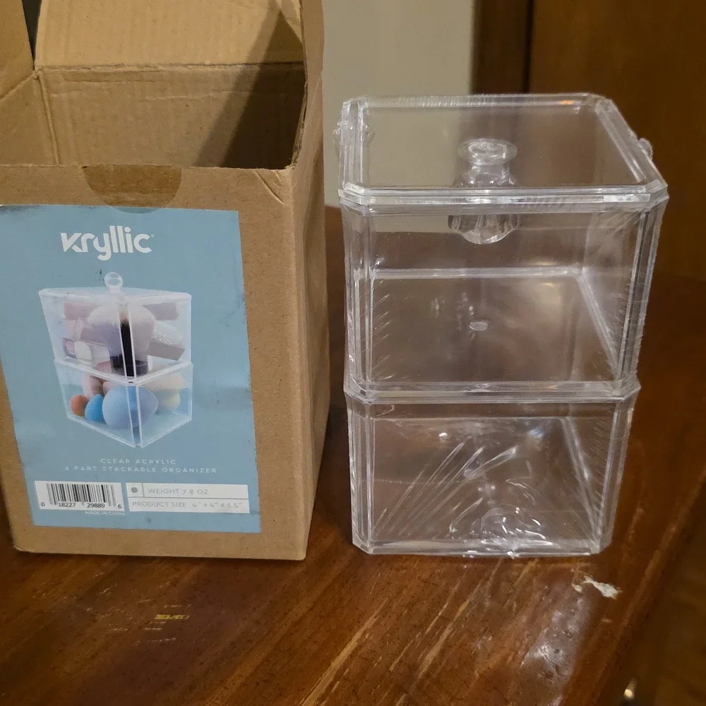 Kryllic Clear Acrylic Stackable Organizer